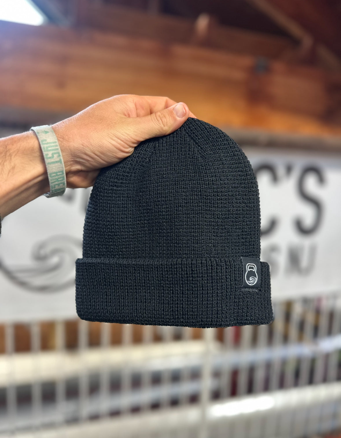 Shadow Black Beanie Cap