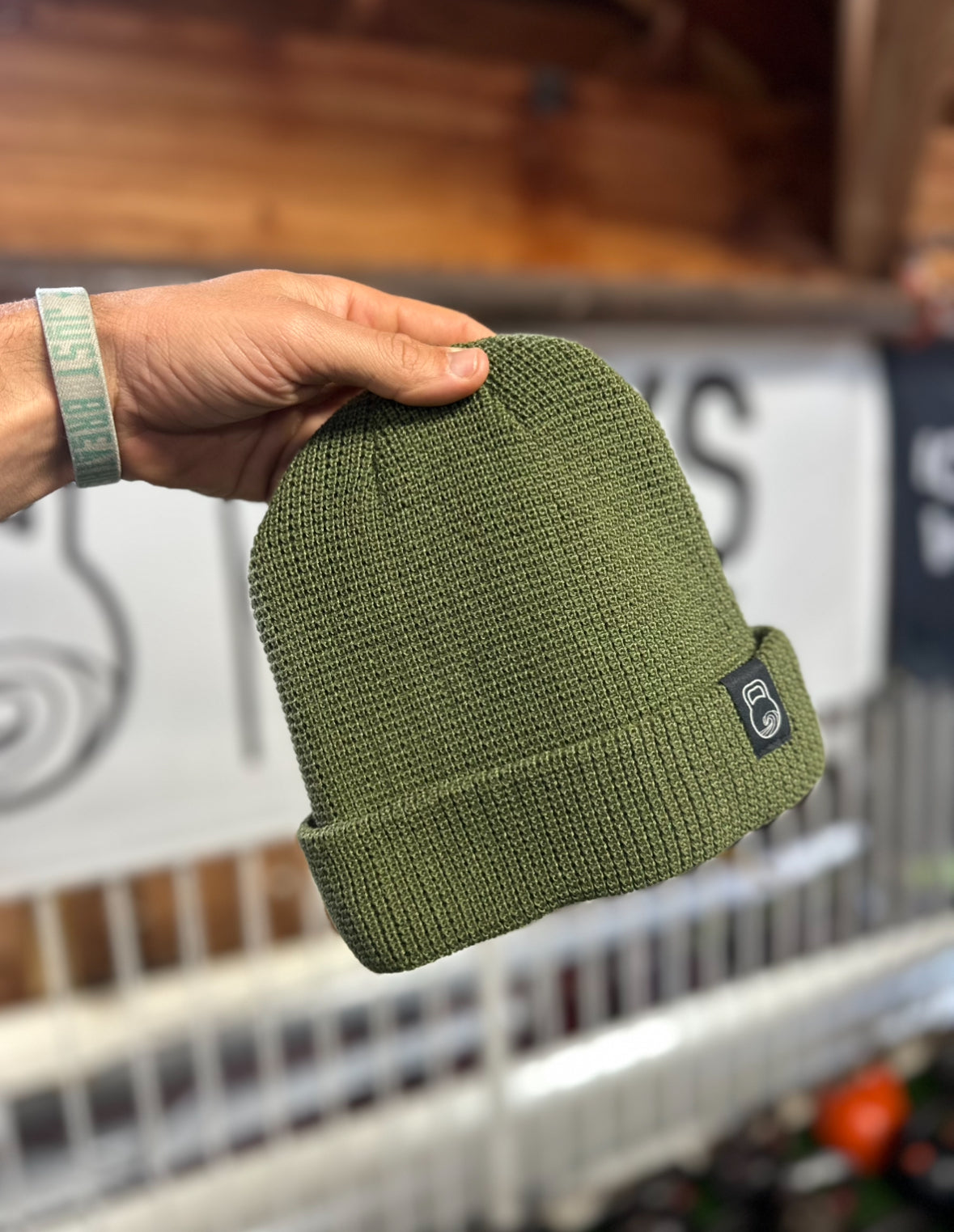Recon Green Beanie Cap