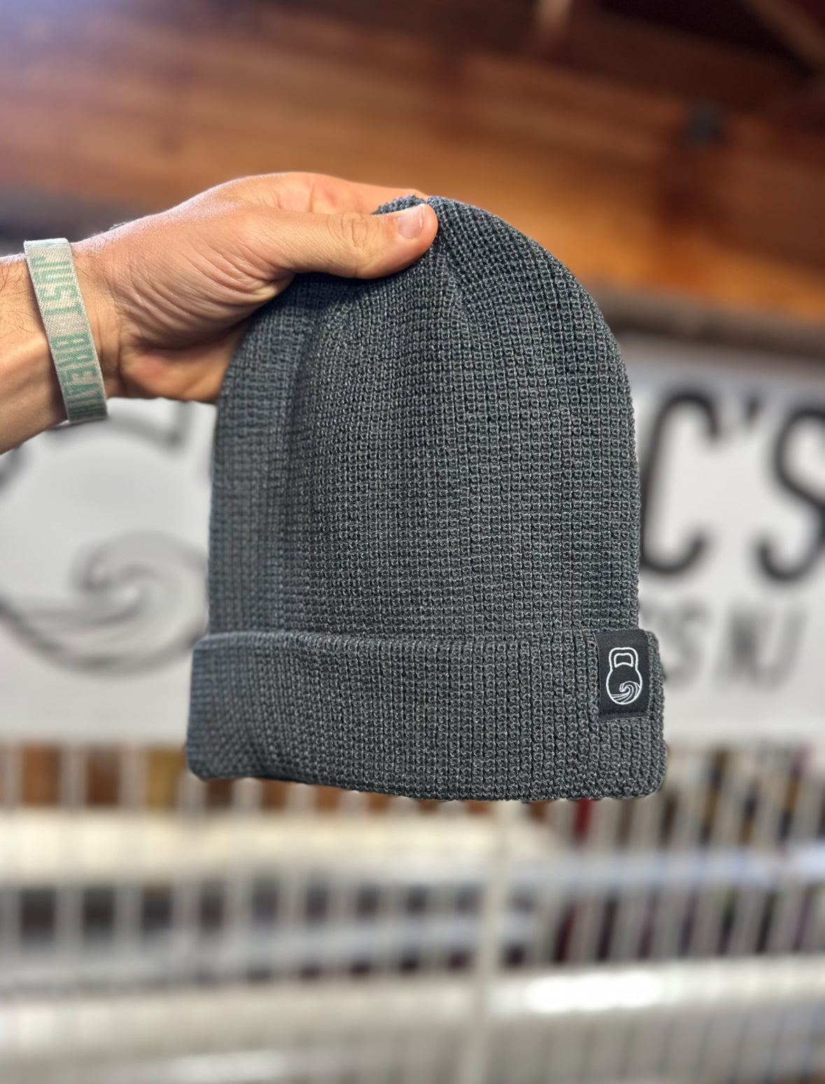 Wolf Gray Beanie Cap